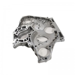 Low-pressure casting for timing gearbox housing